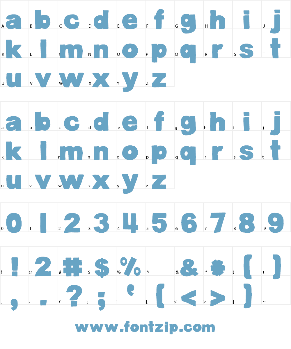 DJB BellyButton-Innie Font Character